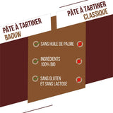 Nutri-Bay | BAOUW - Pâte à tartiner protéinée BIO (200g) - Chocolat & Noisettes