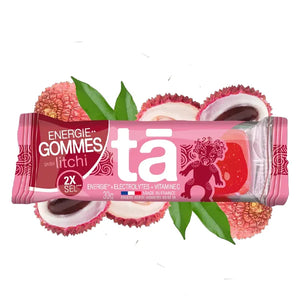TA Energy Gommes Énergie Litchi – Glucides & Électrolytes | Nutri-Bay