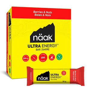 NÄAK - Ultra Energy Bar Box (12x50g) - Goût au choix