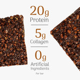 High Protein Crunch Bar (66 g) - Cacao & stemgember